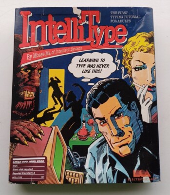 IntelliType Software (Tippanleitung) für Commodore Amiga Computer - Big Box