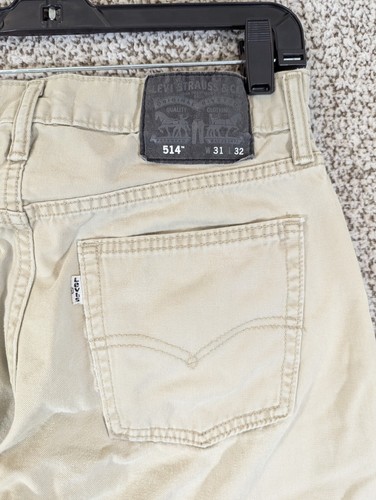 Levis 514 Jeans Men's 30x30 Beige Denim Pants Casual - Bild 7 von 8