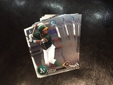 2016 Bowman Draft BDC-21 JaVon Shelby 7 count all chrome lot Oakland Athletics