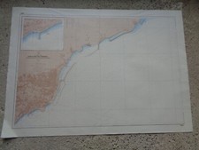 Mappa Nautica SHOM / Santa Cruz De Tenerife 1982 Isole Canarie