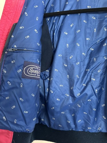 CB SPORTS 1980s Vtg Girls M Quilted Pink Down Puffer Ski Jacket - Picture 4 of 5