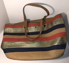 SUN N SAND Colorful Big Straw Bag Designer Spring Beach Fashion Bohemian Style