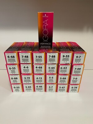 Schwarzkopf Igora VIBRANCE Tone on Tone Coloration 2.02 oz ~YOU