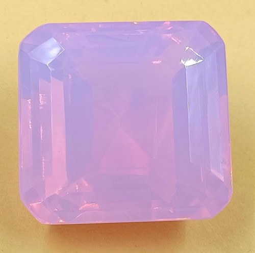 175 CT EGL CERTIFIED UNTREATED EMERALD CUT APPEALING PINK OPAL LOOSE GEMSTONE - Picture 5 of 11