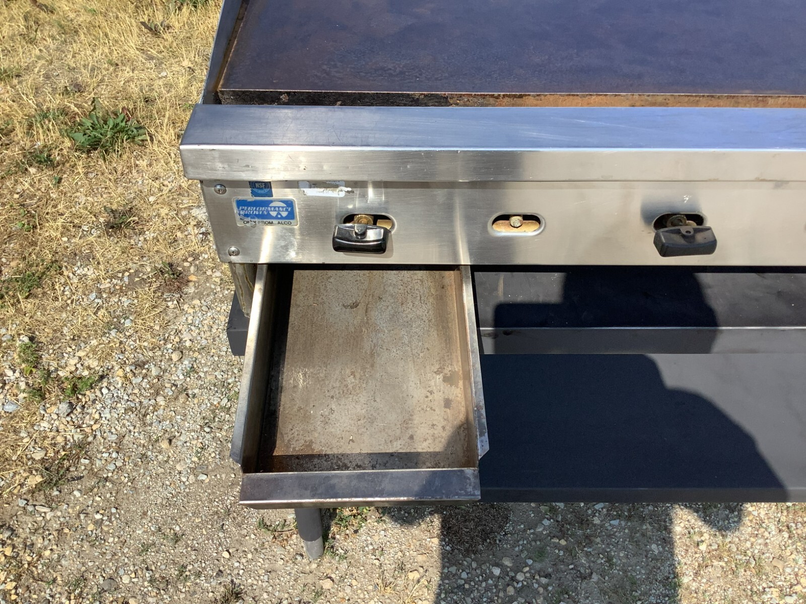 Griddle American Range 36" 2 burner Thermostat Controls Nat. Gas TESTED