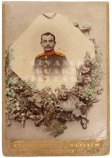 WWI German Soldier Studio Portrait, Unit No. 135