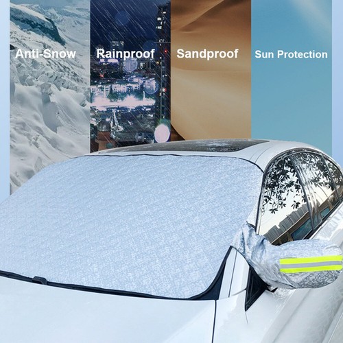 Copertura invernale per parabrezza anteriore per auto, copertura antipolvere ant - Foto 4 di 10