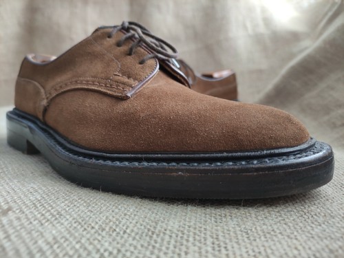 trickers suede shoes