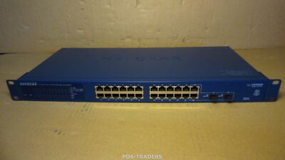 Netgear GS724T V2 ProSafe Managed 24-Port Gigabit 2x SFP Switch INCL RACK MOUNTS