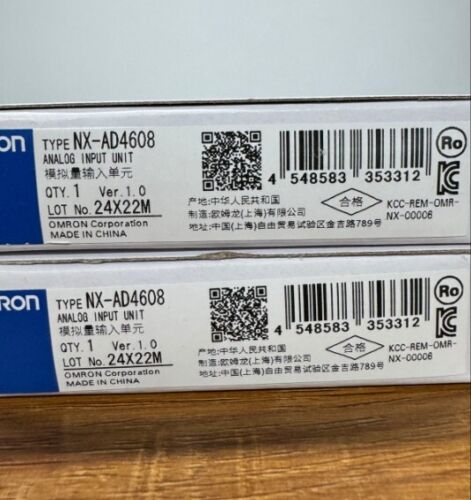Original Omron NX-AD4608 Analog Input Unit NX-AD4608 Module New In Box