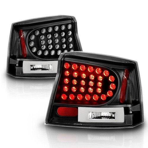 ANZO For 2006-2008 Dodge Charger LED Taillights Black - Picture 8 of 10