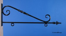 Sign Bracket - Hand Made - Wrought Iron - Forged Steel - "Creekhill"