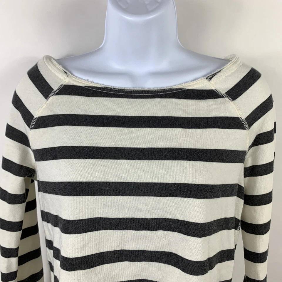 Sudadera Aeropostale Para Mujer XS Manga Larga Rayas Sin Cuello Informal Básica Foto 4 de 4