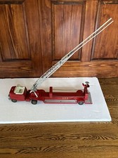 Vintage 1950s Structo S.F.D. Hydraulic Fire Ladder Truck 1950  s