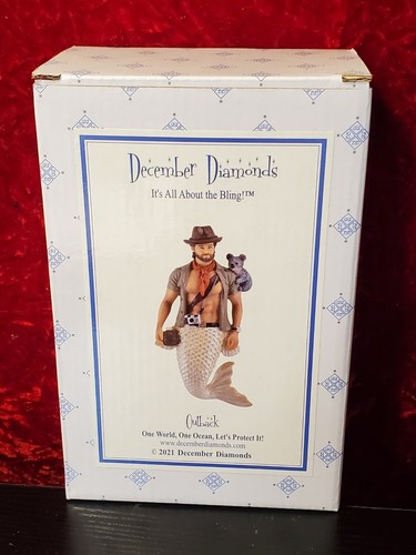December Diamonds JINGLE Christmas Merman Ornament 2013, NIB, New in