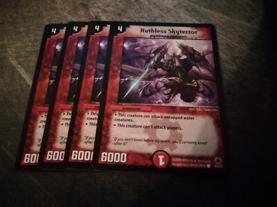 1x DM05 - 44/55 - Ruthless Skyterror - Duel Masters - English NM - DM5 Meta