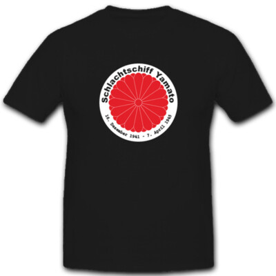 Schlachtschiff Yamato Wappen Abzeichen Emblem Japan- T Shirt #3946