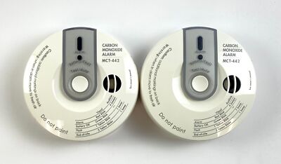 Visonic MCT-442 N SMA Supervised Indoor Wireless CO Gas Detector 2-Pack