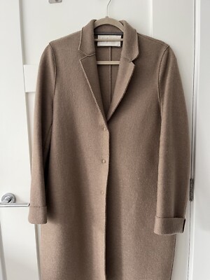 Last ChanceHarris Wharf London camel double faced cocoon coat Italian 44 UK  8/10 UK