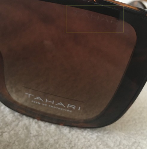 TAHARI Women's OVERSIZED Glam Sunglasses Brown Tortoise/Brown TH815 TS (NWT) - Picture 6 of 9