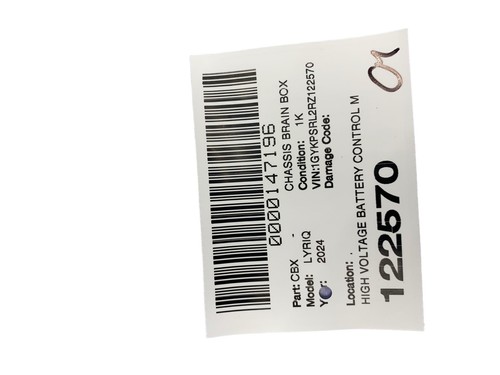 2024 CADILLAC LYRIQ OEM HIGH VOLTAGE BATTERY CONTROL MODULE 24053471 - Picture 15 of 15