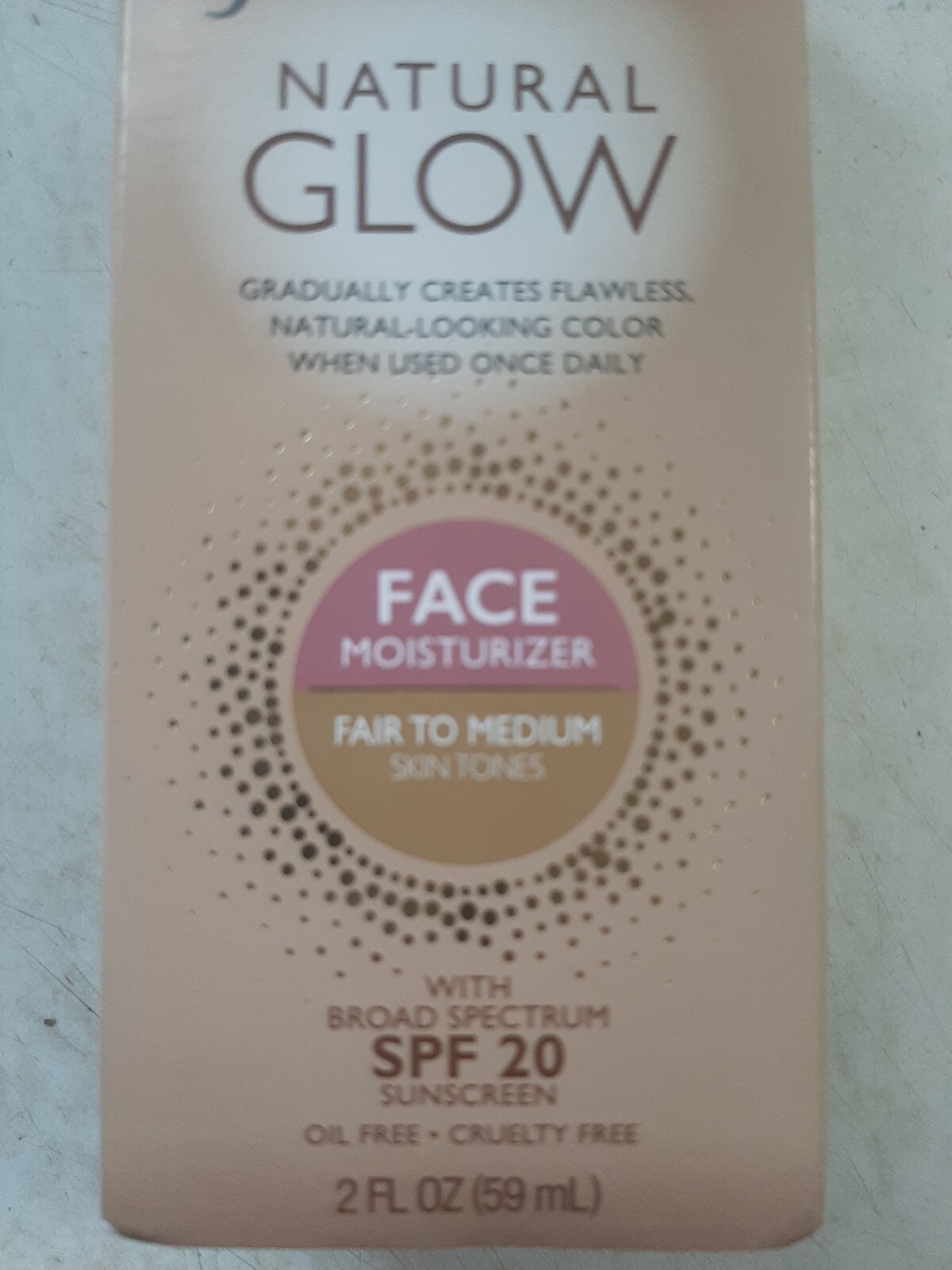 Jergens Natural Glow Face Daily Moisturizer SPF 20 Fair to Medium 2 oz (Pack 1) 19100138216 eBay