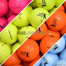 Links Choice Optic Golf Balls New Blue Orange Pink Yellow Coloured Ball Packs