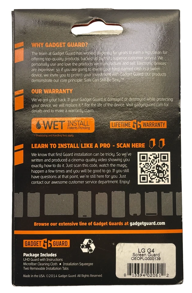 Gadget Guard Screen Protector for LG G4 - Clear - Image 2 of 3