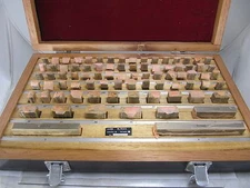 RECTANGULAR GAGE BLOCK SET 81 PC GRADE 3 W/Certificate GB205