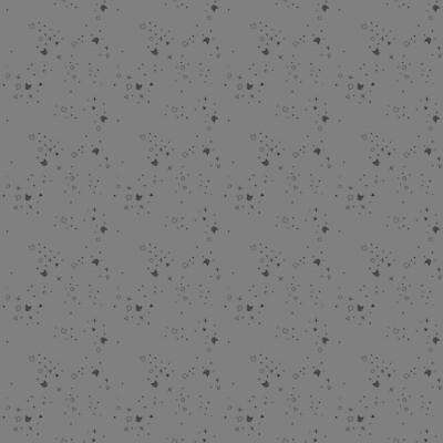Feline Drive Fabric KITTY LITTER Tiny Cats Cement - Fat Quarter (18''x22'') FQ
