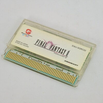 WonderSwan Color FINAL FANTASY II 2 FF2 Cartridge Only ws