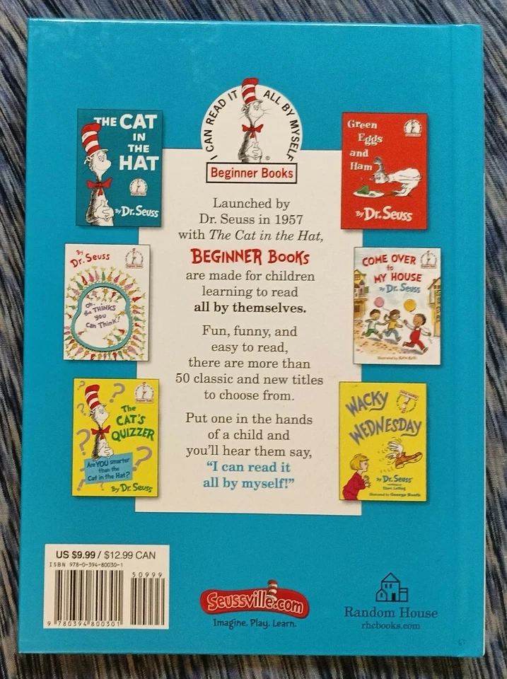 *MISPRINTED* Dr. Suess's ABC (1963/ 1991 HB) *UPSIDEDOWN/BACKWARDS* **MINT** - Image 2 of 4