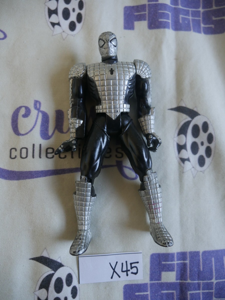 Toy Biz Spider-Man Silver Spider Armor Figure Vintage Action Figure (1994)  X45