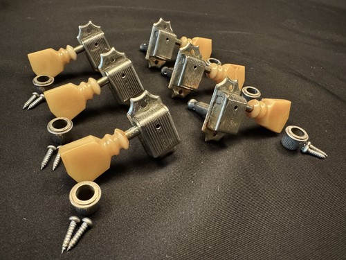 Gibson Custom Shop Kluson Aged Relic Nickel Single Line Double Ring Tuners R0 - Picture 2 of 6