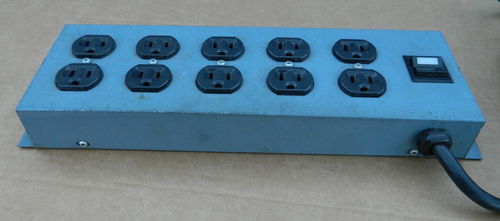 Vtg SPC Tech. USA Model UL2600 BF Power Outlet-125V*10 Outlet*14 ft. Cord*Blue - Picture 15 of 17