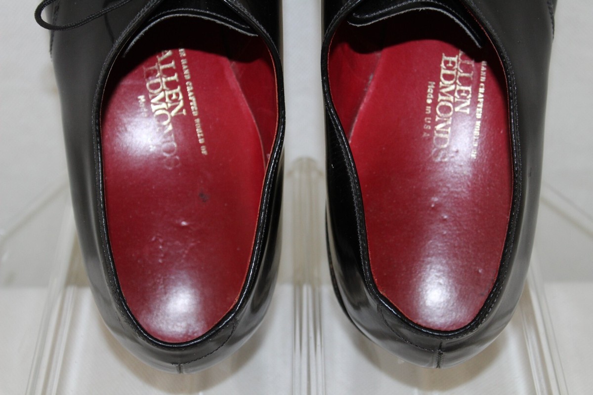 Allen Edmonds Spencer 13 D Black Patent Leather Oxford 