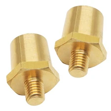 Luomorgo 1 Pair M8 Thread Male Battery Terminal Charging Post, Brass Battery ...