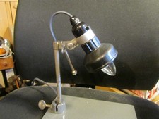 Nähmaschinenlampe Werkstattlampe vintage Industriedesign Nachttischlampe Bakelit