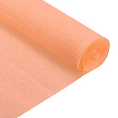 Crepe Paper Roll Crepe Paper Decoration 6.9ft Long 20 Inch Wide, Champagne