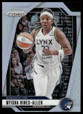 Myisha Hines-Allen 2024 Panini Prizm WNBA #20 Silver Prizms Minnesota Lynx