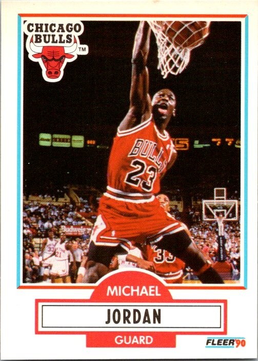Michael Jordan #26 1990 Fleer