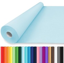 36" x 2520" 210' Sky Blue Wrapping Paper, Art Construction Paper for Birthd...