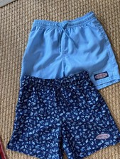 Vineyard Vines Boys Lined Swim Shorts Size 7 Bathing Suit Set Of 2