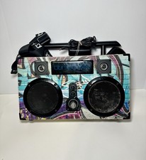Bumpboxx Portable Bluetooth Boombox Speaker Graffiti Design With Charger