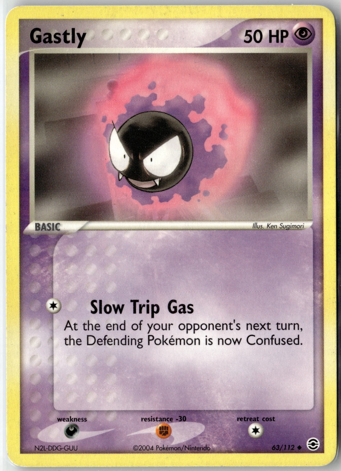Gastly Common FireRed & LeafGreen 63/112 NM