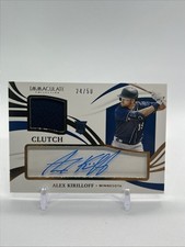 ALEX KIRILLOFF 2021 IMMACULATE RC SHADOW BOX AUTO PATCH 