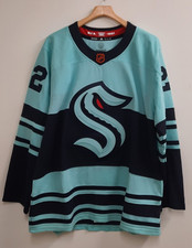 NHL Official Seattle Kraken Reverse Retro 2.0 Jersey Adidas Sz 56 Bjorkstrand