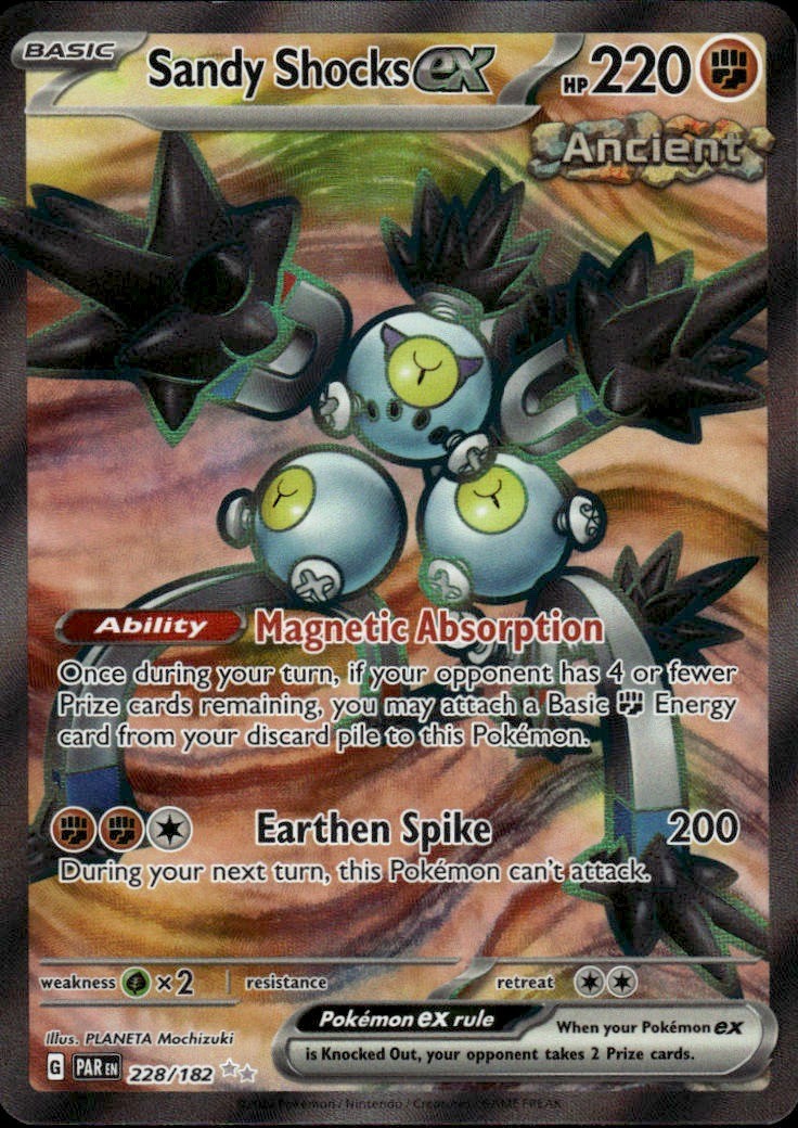 Sandy Shocks ex - Holo Ultra Rare SV04: Paradox Rift 228/182 NM
