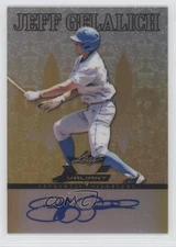 2012 Leaf Valiant Yellow 6/10 Jeff Gelalich #VA-JG2 Auto s6o