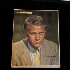 The Sunday New York News July 28, 1963 Steve Mcqueen